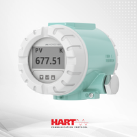 Transmitter Suhu HART Dua Kanal NCS-TT305H 4 hingga 20 MA Protokol HART dan Layar LCD