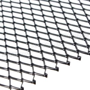 Rejilla de Ventilación Universal Negra/Plateada de Aluminio para Auto, Rejilla de Tuning de 100cm X 33cm - Product Image 4