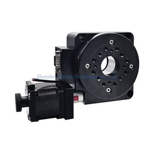 Plato giratorio de indexación rotativa con motor paso a paso Samsr, eje R, rotación de 360 grados, engranaje helicoidal divisor - Product Image 3