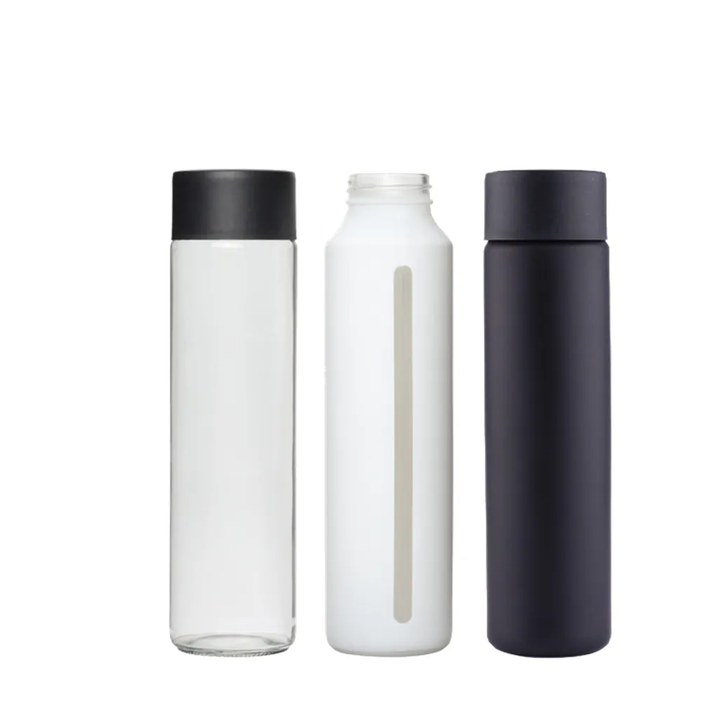 Garrafa de vidro do fabricante ecológico, 500 ml voss para tampas plásticas da água 500 ml