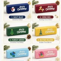 Jouets de décompression en gros en forme de bloc de beurre de Noël, jouets sensoriels à rebond lent à presser, nouveaux cadeaux de Noël anti-stress