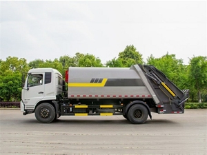 Camion compacteur de déchets Dongfeng 4X2 LHD/RHD 12m³ pour services d'assainissement urbain, directement de l'usine - Product Image 3