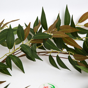 Chất Lượng Cao Levaes Vòng Hoa Nhân Tạo Mùa Thu Màu Xanh Lá Cây Lụa Lá Cây Nho Xmas Phục Sinh Nhà Đám Cưới Trần Treo Nhà Trang Trí Nội Thất - Product Image 2