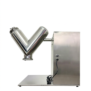 เครื่องผสมอาหารอัตโนมัติแบบ V-Blender ทำจากสแตนเลสเกรดอาหาร สำหรับผสมผงเครื่องเทศและผงสารเติมแต่ง - Product Image 1