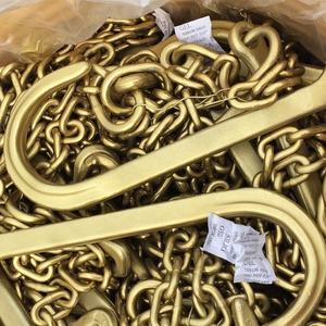 頑丈な抗力使用のための15 "/8" JフックとRTJクラスターを備えた米国タイプG70ゴールドカラー牽引チェーンブライドル - Product Image 4