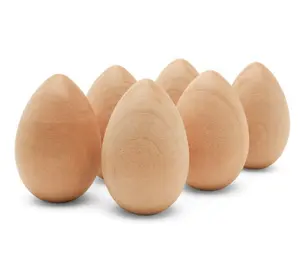 Houten Eieren Voor Paasdecoratie, Ongepolijste Eiaccessoires Diy Ambachtelijke Gekleurde Houten Eieren