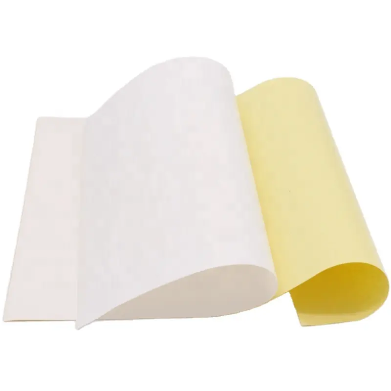 Rotolo jumbo di materie prime di carta termica diretta rotolo di carta di rilascio di Silicone glassine blu bianco giallo grande rotolo