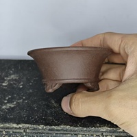Pot à bonsaï miniature en argile fait main, best-seller, avec design pieds nuage