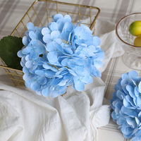 Bunga Hydrangea Buatan Sentuhan Lembut Cetak 3D Baru, Tangkai Pendek, Dekorasi Rumah Bergaya, Aksen Bunga Pernikahan untuk Rangkaian Bunga