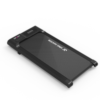 Caminadora Eléctrica Plana Motorizada OEM, Delgada, para Debajo del Escritorio, 1-6 km/h, Pantalla LED de Velocidad, Máquina de Cardio Compacta para el Hogar