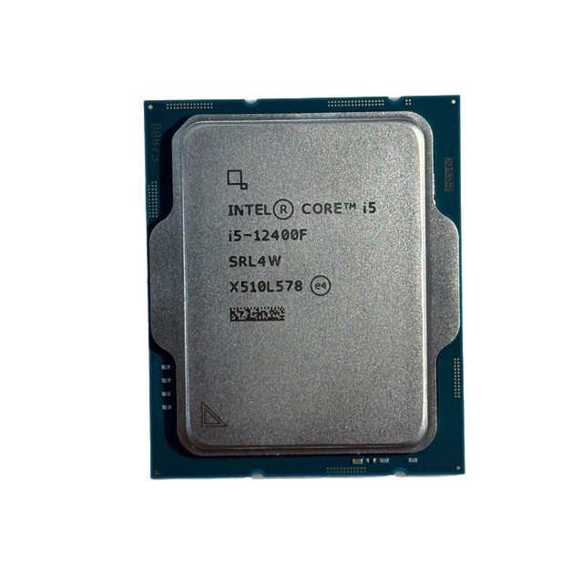 New Tray Core I5 12400F 12th Gen 6-Core 2.5GHz 18MB L3 Cache New Desktop CPU Processor