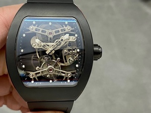 Montre automatique mécanique de sport pour homme, tendance, de haute qualité, avec aiguilles, bracelet en acier inoxydable, verre saphir, étanche 30 bars - Product Image 2