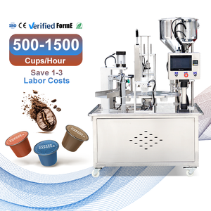 Machine de remplissage et de scellage rotative automatique pour café et miel, machine d'emballage de capsules de café K-Cup - Product Image 1