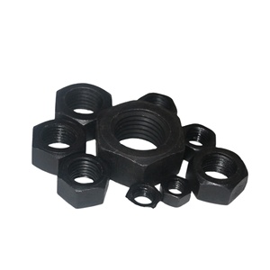 Độ bền kéo cao độ bền cao UNC hạt màu đen, hạt <span class=keywords><strong>Hex</strong></span>, hạt hình lục giác DIN 934 B2B - Product Image 1