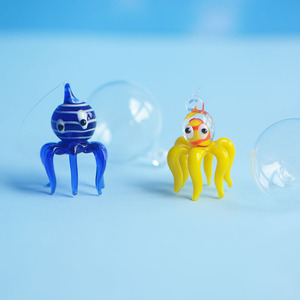 Décorations de paysage aquatique en verre écologiques faites à la main, poissons, hippocampes, poulpes, vie marine méditerranéenne, miniatures d'<span class=keywords><strong>aquarium</strong></span> - Product Image 4