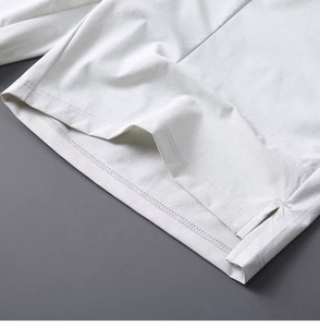 Nuovi Pantaloncini da <span class=keywords><strong>Uomo</strong></span> Personalizzabili con Logo, <span class=keywords><strong>Bianchi</strong></span>, ad Asciugatura Rapida, Casual, Sportivi, con Elastico in Vita e Cordoncino, Traspiranti - Product Image 6