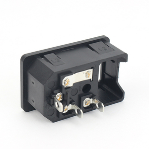 Competitively Priced Black ABS Copper Industrial <strong>Power</strong> <strong>Socket</strong> with 10A Nylon <strong>Plug</strong> and <strong>Socket</strong> Glass <strong>Fuse</strong> - Product Image 1