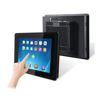 Pantalla táctil de montaje en panel industrial personalizada de 7 pulgadas a 15,6 pulgadas para Linux Android con accesorios de Panel PC
