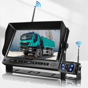 7 Inch Cordless Quad Screen Support 256GB MDVR With Digital <b>Wireless</b> Backup Rear View <b>Camera</b> for Car Truck Lorry Trailer Bus Wir - Product Image 4