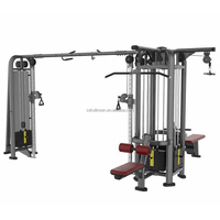 Crossover kabel hutan Multi fungsi, peralatan Gym Multi fungsi Desain Super 4 stasiun