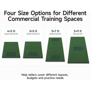Tapis de frappe en nylon remplaçable, norme commerciale, 15 mm, base en gazon synthétique EVA NBR, pour simulateur de <span class=keywords><strong>golf</strong></span>, fourniture pour distributeurs - Product Image 3
