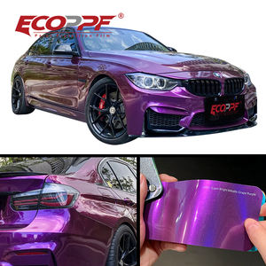 Film Vinyle de Covering Automobile PPF Intégral de Qualité Supérieure, Anti-Rayures, Finition Extrême Brillance, Myrtille Métallisé Ultra Brillant, Rouleau Complet à Couleur Changeante - Product Image 2