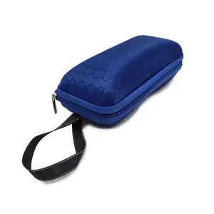 EVAケースブルーカスタムパッケージボックスサングラス高級パッケージケースメガネレザー眼鏡ケース