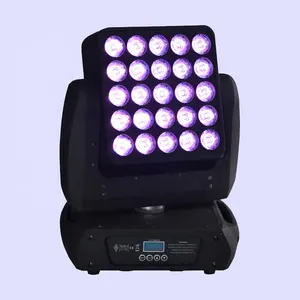 Epsilon pro flexcube25 (epsilon flexcube 25) matriz afiada feixe pixel infinito girando, 25 peças x 10w rgbw 4-em 1 led cabeça de movimento