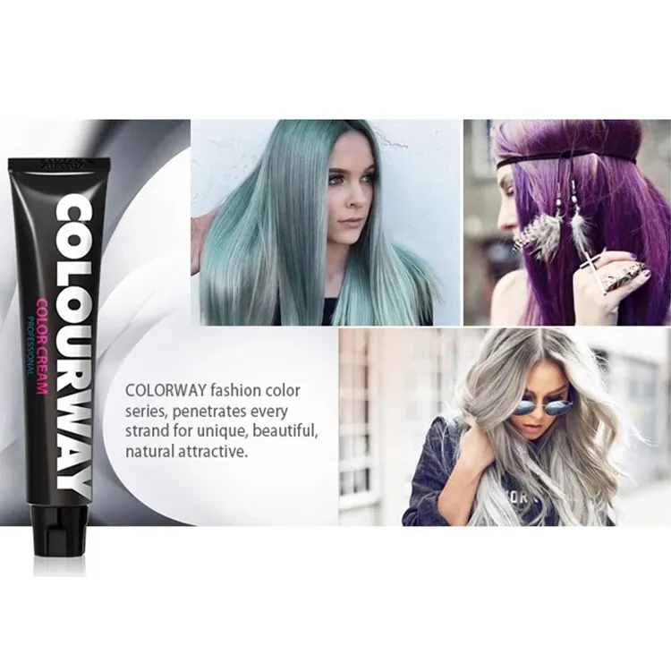 Colorante senza colore allergico per capelli Color crema di alta qualità moda professionale 74 colori tinture per capelli