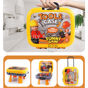 Trẻ Em Chơi Thiết Lập Với Công Cụ Đồ Chơi Nhựa Mô Hình Đồ Chơi Thiết Lập Cho Trẻ Em Trai Hành Lý Bao Gồm - Product Image 3