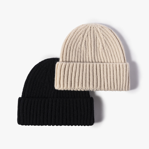 Mũ len, mũ trùm đầu, mũ beanie, mũ thời trang, mũ mới lạ, mũ lễ hội, dành cho nam, nữ, thanh thiếu niên, bé trai, bé gái, mùa đông, giữ ấm, mũ có bo, mũ trơn, mũ len trùm đầu - Product Image 1