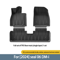 Tapis de sol et doublures de coffre en TPE écologiques sur mesure pour BYD Seal 06 DM-I 2024-2025 – Imperméables et durables