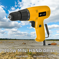 Portable 280W 10mm perceuse électrique outils électriques Mini perceuse à main avec moteur à brosse OEM personnalisable