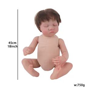 18 pulgadas de Vinilo Suave Bebe Reborn Toddler Baby Doll Newborn Baby Kids Gift