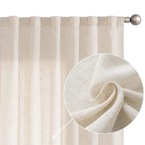 <span class=keywords><strong>Tende</strong></span> Oscuranti Personalizzate in Stile Naturale in <span class=keywords><strong>Lino</strong></span>-<span class=keywords><strong>Cotone</strong></span> per Soggiorno e Camera da Letto - Product Image 1