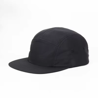 Casquette de sport en nylon à cinq panneaux, imperméable, avec logo personnalisé, pour la course à pied, type snapback, casquette de baseball, casquettes et chapeaux à 5 panneaux