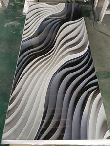 Panel Decorativo de Pared de PVC Flexible <span class=keywords><strong>con</strong></span> Diseño de Mármol, Impresión <span class=keywords><strong>3D</strong></span> a Color, Revestimiento UV, Venta al Por Mayor, Suministro Directo de Fábrica - Product Image 1