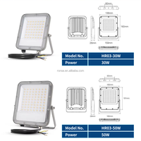 Projecteur LED extérieur RONSE IP65 étanche 30 Watts 220 Volts à large faisceau 90° °   Projecteur LED à angle de faisceau large
