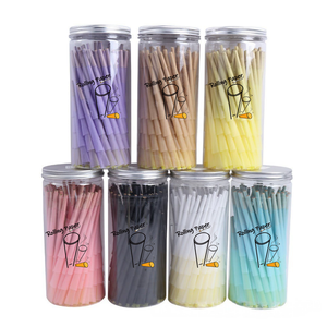 Papel de Cigarrillos de Papel de Arroz Biodegradable Desechable, Papel de Liar Cónico Manual de Color Personalizado, Cinta de Papel con Filtro M, 50 Unidades/Lata - Product Image 6