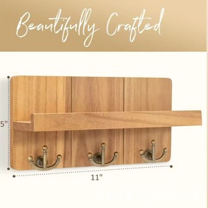 Simple <b>wall</b>-<b>mounted</b> storage rack for kitchen, single-row <b>shelf</b>, bedroom, <b>wall</b>-<b>mounted</b> organizer, living room decorative <b>shelf</b> - Product Image 5