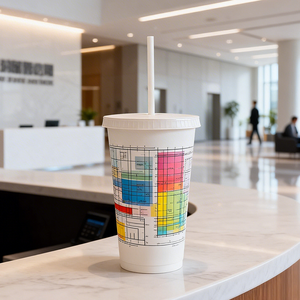 Recyclable 4oz Single Wall Disposable Cafe <b>TakeAway</b> Packaging Craft Paper Custom Printed Hot <b>Coffee</b> Tea Drinking Cup With Logo - Product Image 1