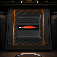 Amplificateur de voiture mono-bloc classe D haute efficacité 500W*1 500W RMS avec crossovers et égaliseurs, directement de l'usine