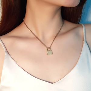 10 Years Factory Price High Quality Handmade Thick Lock Gold Chains Necklace - Product Image 4