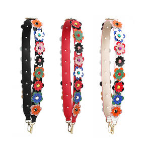 Meetee B-S051 105cm Accessori per Borse Tracolla Lunga Colorata alla Moda Nuovi Modelli con Fiori Cinghia Larga in <span class=keywords><strong>Pelle</strong></span> per Borse - Product Image 2