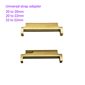 2 uds conector de banda de reloj de acero inoxidable para reloj Samsung 3/4/5/6 adaptador de pines de liberación rápida de Metal para <span class=keywords><strong>Huawei</strong></span> <span class=keywords><strong>GT3</strong></span>/4 20mm 22mm - Product Image 2