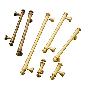 Hot Bán Brass Dài Ngăn Kéo Kéo Xử Lý Có Thể Điều Chỉnh Thiết Kế Mới Núm Kéo Cho Nhà Bếp Phòng Ngủ Phòng Khách Tủ Quần Áo Tủ - Product Image 1