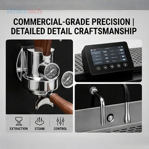 Máquina de Espresso de 3400W WH-82S, Cafetera Industrial para Equipamiento de Cocina Comercial CM08A01200H, Máquina de Espresso Semiautomática C - Product Image 4