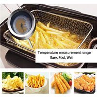 Nouvel ensemble de thermomètres à bouton réutilisables SW Mini 2026 de haute qualité pour steak, barbecue, volaille et viande