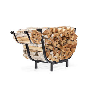 Stile moderno in acciaio legna da ardere portaoggetti impermeabile in ferro metallo porta tronchi <span class=keywords><strong>per</strong></span> camini e accessori - Product Image 4