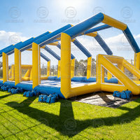 Terrain de football gonflable, grande tente de sport, terrain de football gonflable portable, terrain de football géant, stade